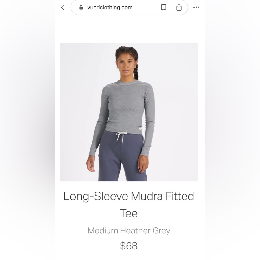 Vuori Mudra long sleeve shirt